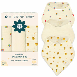 Baby Bandana Bibs - Set of 3 | Little Bouncers Pack
