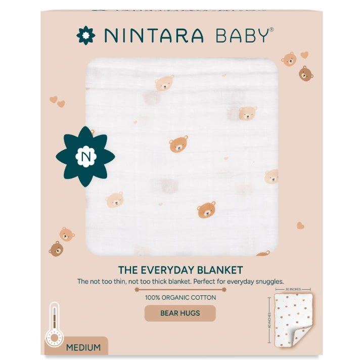 The Everyday Blanket | Medium Baby Blanket - Bear Hugs