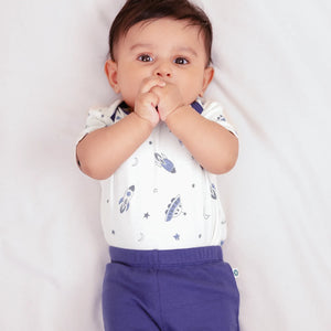 Short Bodysuit & Pant Set - Up In Space