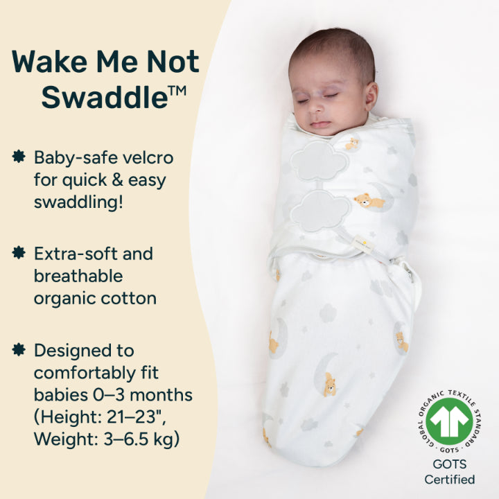 Wake Me Not Swaddle™ | Bear Cuddles