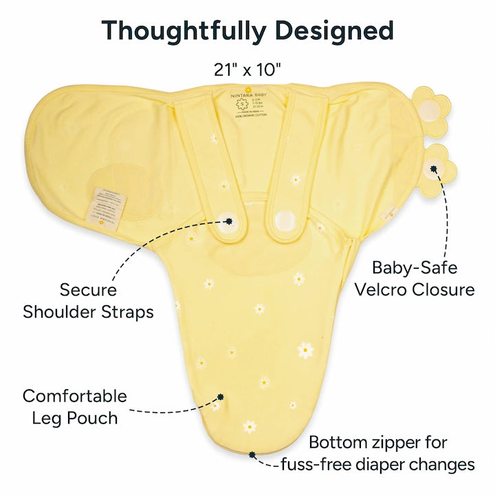 Wake Me Not Swaddle™ | Butter Blossom