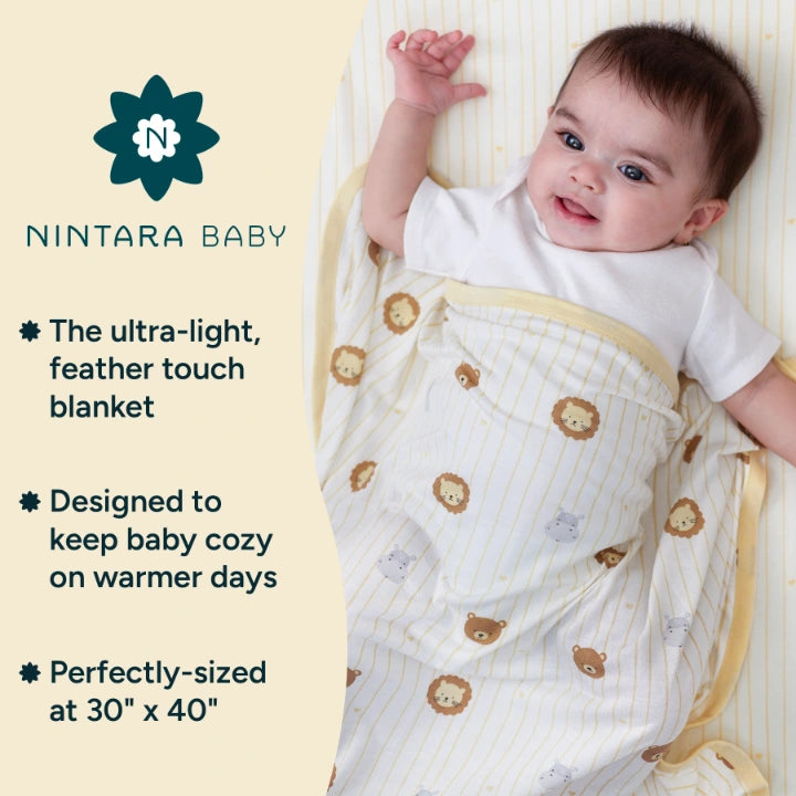 The Breezy Blanket | Light Baby Blanket - Bear Hugs