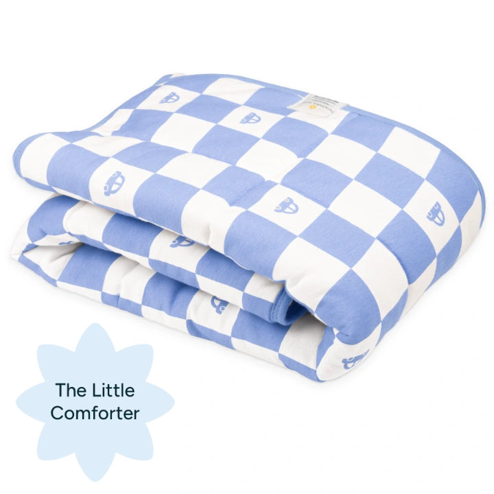 The Little Comforter | Warm Baby Blanket - Vroom, Vroom!