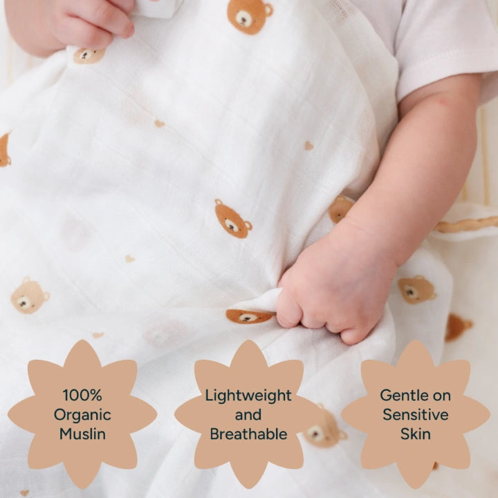 The Everyday Blanket | Medium Baby Blanket - Bear Hugs