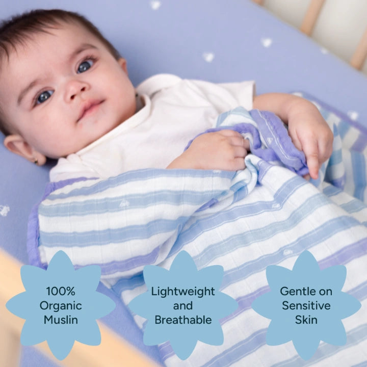 The Everyday Blanket | Medium Baby Blanket - Vroom, Vroom!