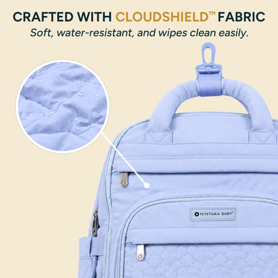 Diaper Bag - Backpack | Powder Blue