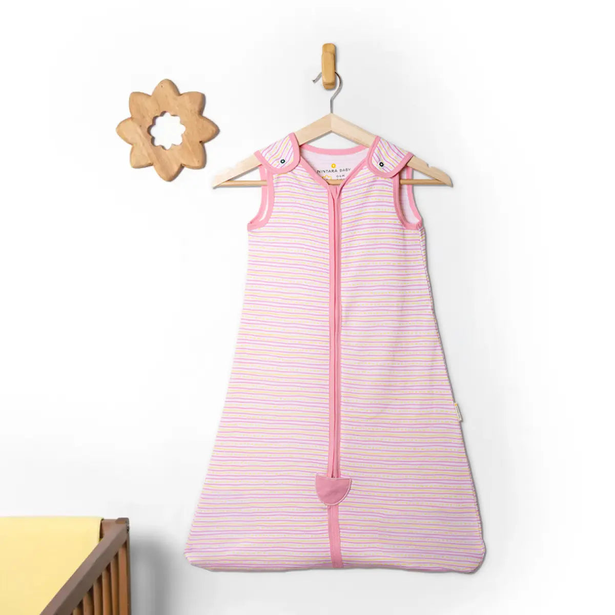 Pink Toile Cotton Sleep Sack