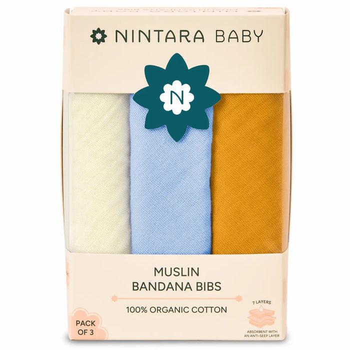 Baby Bandana Bibs Set of 3 | Solids Pack