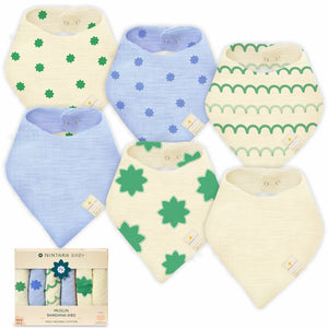 Baby Bandana Bibs - Set of 6 | Fresh Bloom Mega Pack