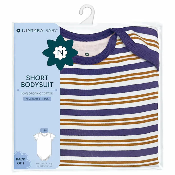 Short Bodysuit | Midnight Stripes