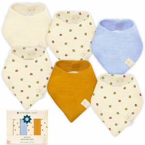 Baby Bandana Bibs - Set of 6 | Little Bouncers Pack