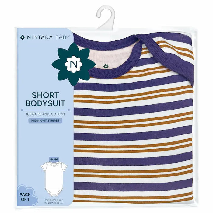 Short Bodysuit | Midnight Stripes