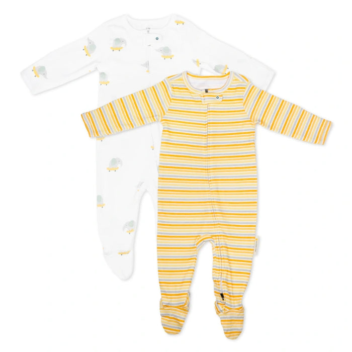 Footed Bodysuit - Set of 2 | Little Riders