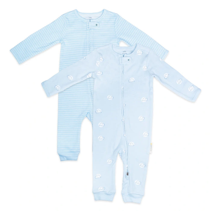 Footless Bodysuit - Set of 2 | Blue Elies