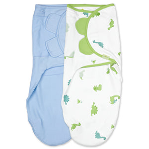 Wake Me Not Swaddle™ - Set of 2 | Dino Dreams + Baby Blue