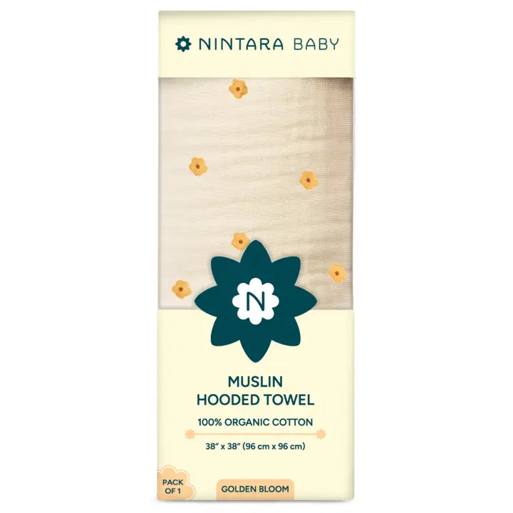 Baby Hooded Towel | Golden Bloom