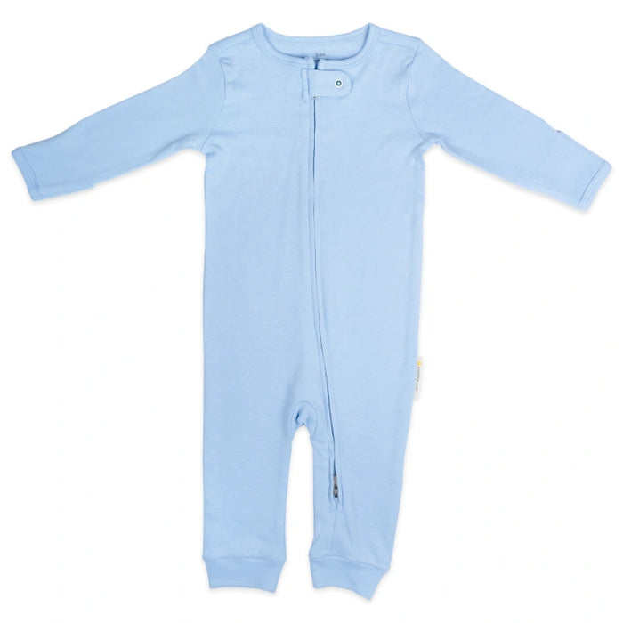 Footless Bodysuit | Solid Blue