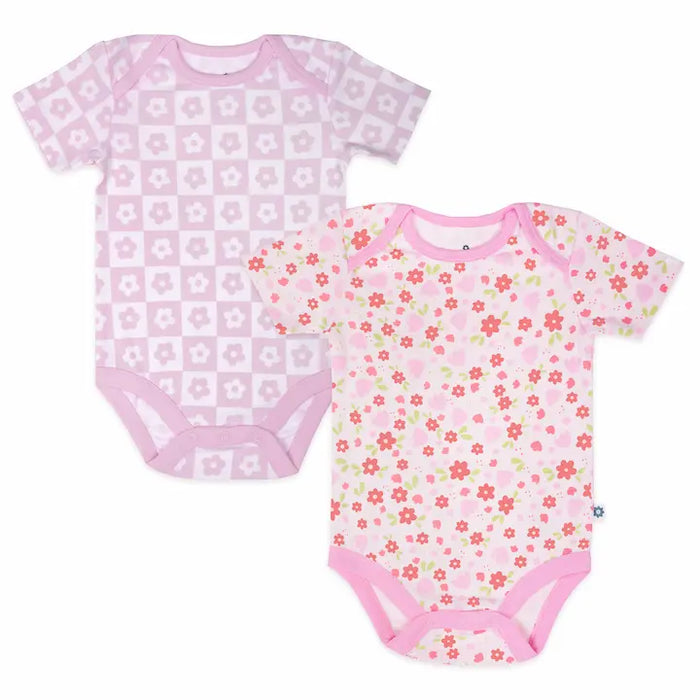 Short Bodysuit - Baby Bloom - Set of 2
