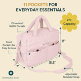 Diaper Bag - Duffle | Soft Pink