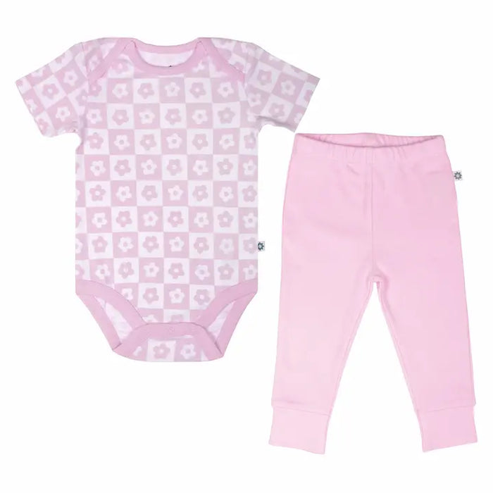 Short Bodysuit & Pant Set - Baby Bloom
