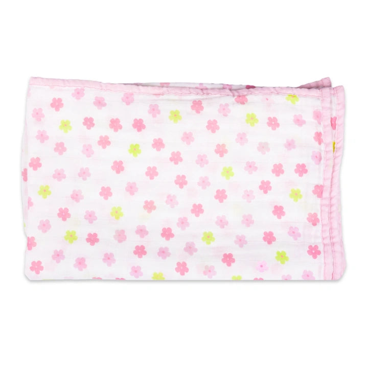The Everyday Blanket | Medium Baby Blanket - Blush Blossoms