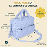 Diaper Bag - Duffle | Powder Blue