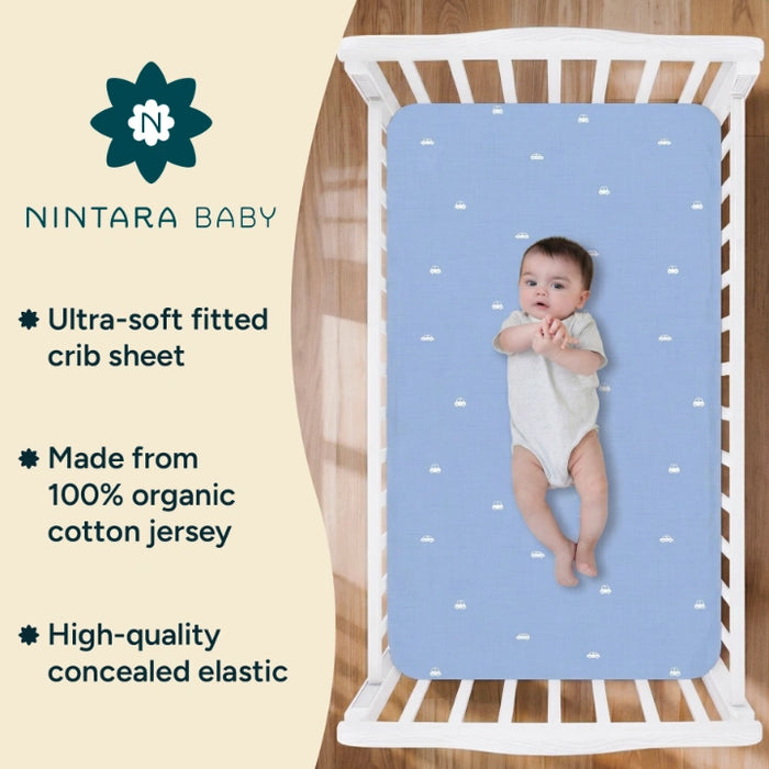 Fitted Baby Bedsheet | Vroom, Vroom!
