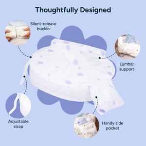 Ergopod™ Baby Feeding Pillow | Purple Skies