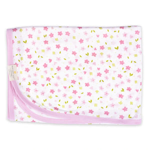 The Breezy Blanket | Light Baby Blanket - Blush Blossom