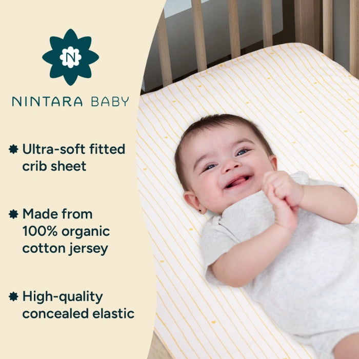 Fitted Crib Sheets | Cocoa Hearts