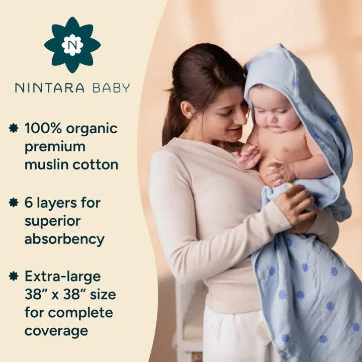 Baby Hooded Towel | Animal Friends