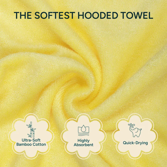 Bamboo Baby Hooded Towel | Giraffe