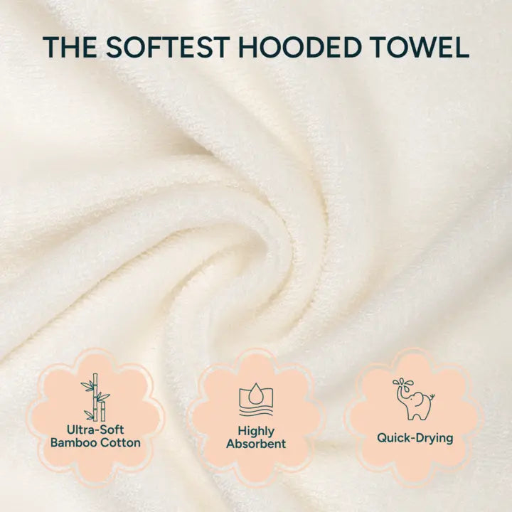 Bamboo Baby Hooded Towel | Bear