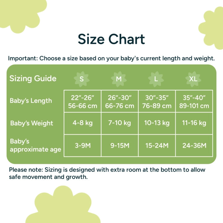 Baby Sleep Sack 0.5 TOG - Set of 2 | Citrus Stripes + Forest Flutter