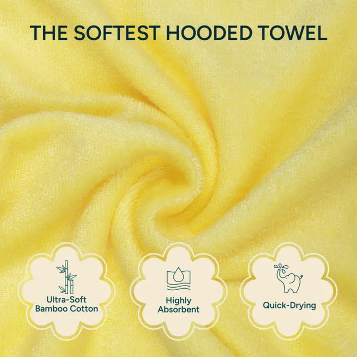 Bamboo Baby Hooded Towel | Giraffe