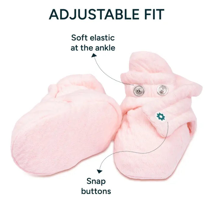 Soft Cotton Baby Booties | Pretty Pink