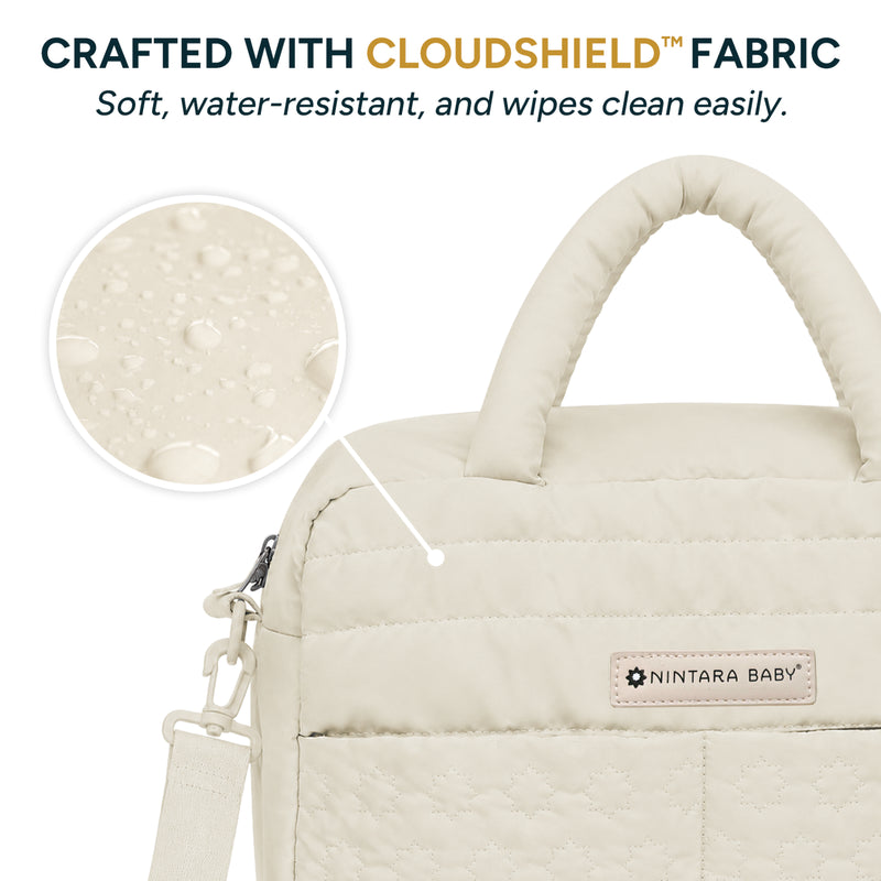 Diaper Bag - Duffle | Vanilla