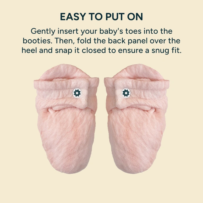 Soft Cotton Baby Booties | Pretty Pink