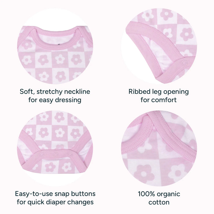 Short Bodysuits & Pants Set - Baby Bloom | Set of 2