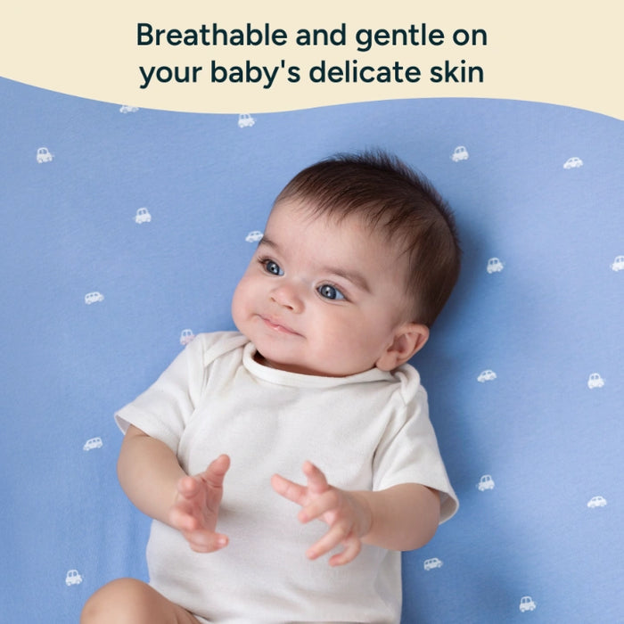 Fitted Baby Bedsheet | Vroom, Vroom!