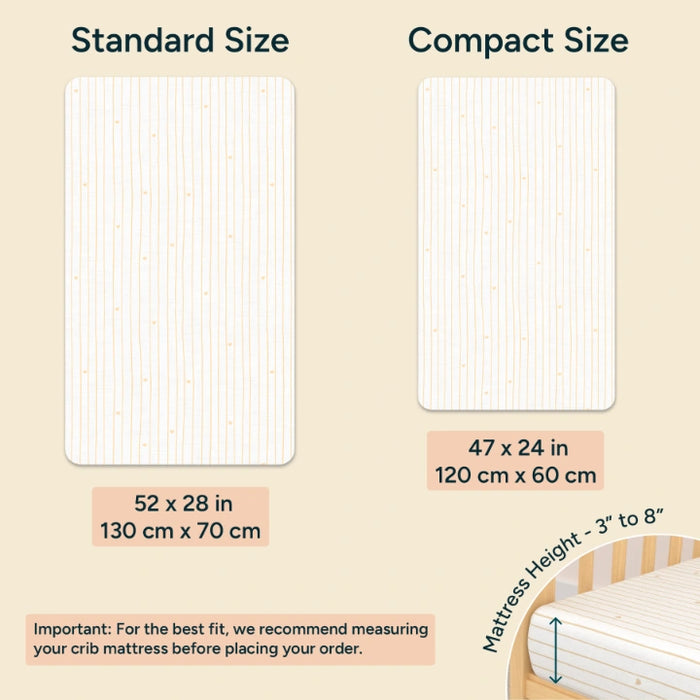 Fitted Crib Sheets | Cocoa Hearts