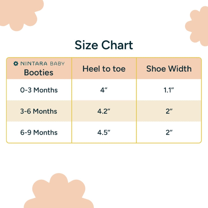 Soft Cotton Baby Booties | Warm White