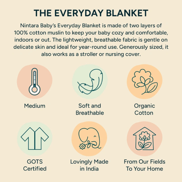 The Everyday Blanket | Medium Baby Blanket - Vroom, Vroom!