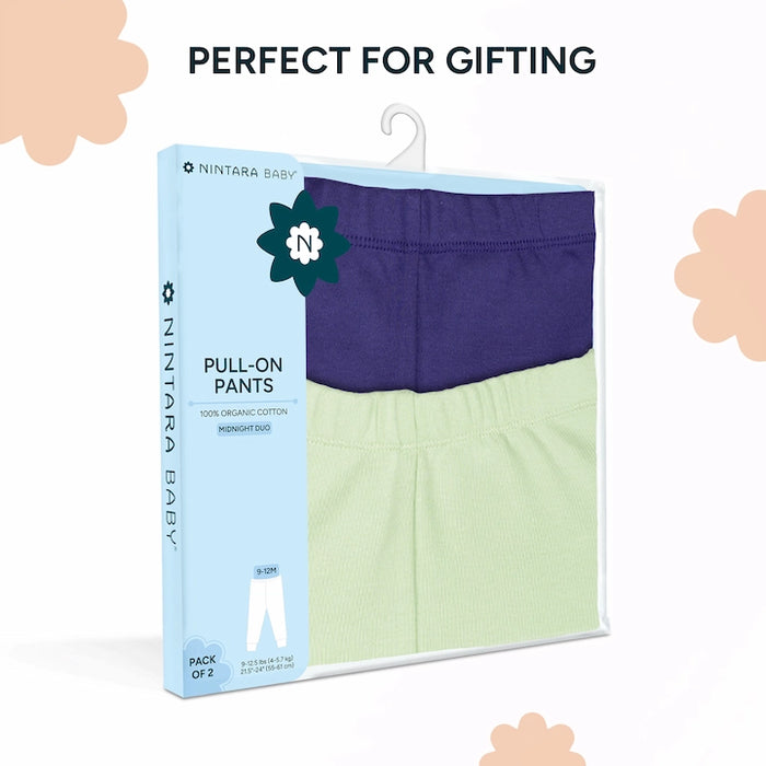 Pull-On Pants (Pyjamas) - Set of 2 | Midnight Duo