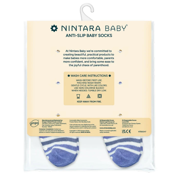 Anti-Slip Baby Socks - Set of 6 | All Stripes