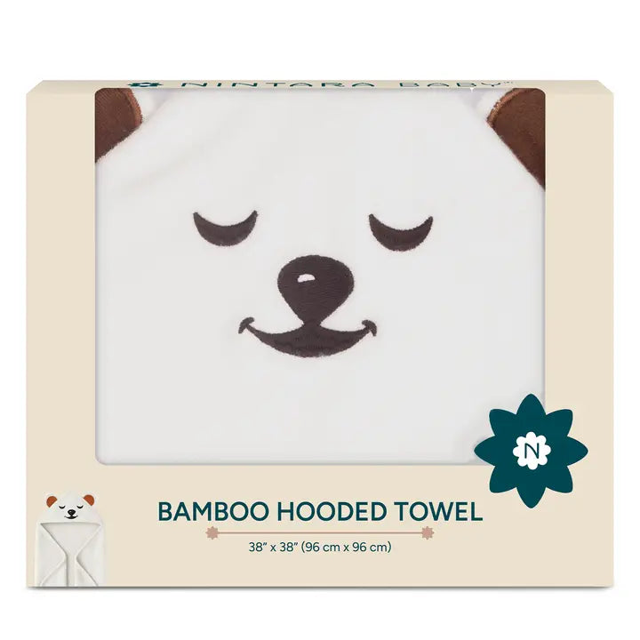 Bamboo Baby Hooded Towel | Bear