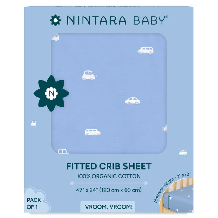 Fitted Crib Sheets | Vroom, Vroom!