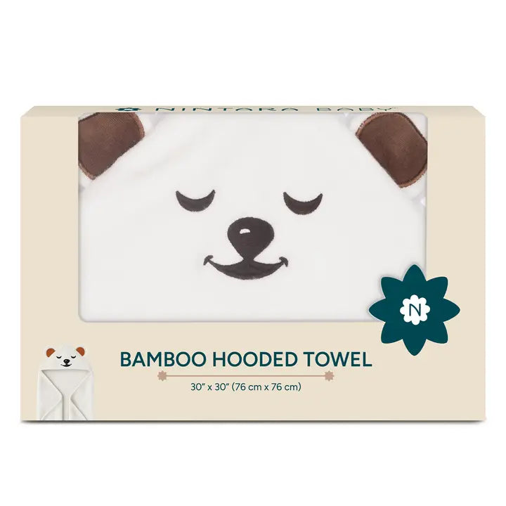 Bamboo Baby Hooded Towel | Bear