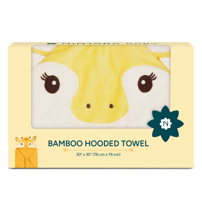 Bamboo Baby Hooded Towel | Giraffe