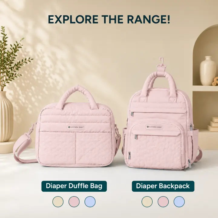 Diaper Bag - Backpack | Soft Pink